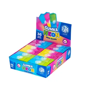 Gumka do mazania dwukolorowa neonowa Astrapen (403023004)