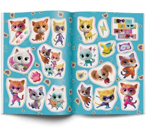 Książka dla dzieci Disney superkoty. Kolorowanka z Naklejkami Ameet (NA-9136)