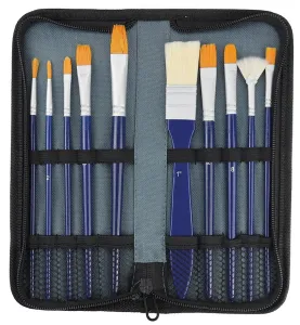 Pędzel drewniany uchwyt Flamingo (SR-B63)