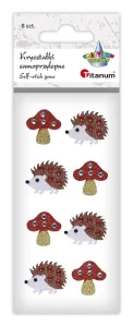 Kryształki Craft-Fun Series muchomorki, jeże mix Titanum (25MH0302)
