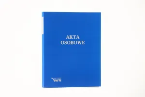 Teczka do akt osobowych A4 ABCDE niebieski karton Warta (339-039)