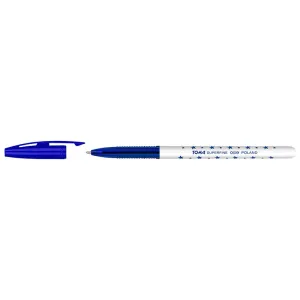Długopis gwiazdki niebieski wkład niebieski 0,5mm Toma (TO-059 1 2)
