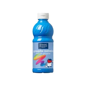 Farba tempera REDIMIX kolor: niebieski fluorescencyjny 500ml 1 kolor. Lefranc&Bourgeois (188020)