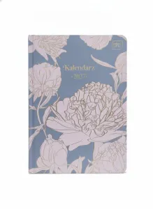 Kalendarz książkowy (terminarz) METALIC PEONY A5 Interdruk (192)