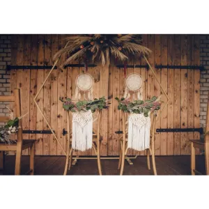 Gadżet Łapacz snów - Piórka, złamana biel, 30x94cm Partydeco (LAPS1)