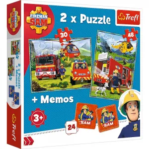 Puzzle Trefl strażacy w akcji 2w1 el. (90791)