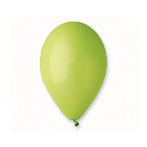 Balon gumowy pastelowy 100 szt zielony jasny 12cal Godan (G110/11)