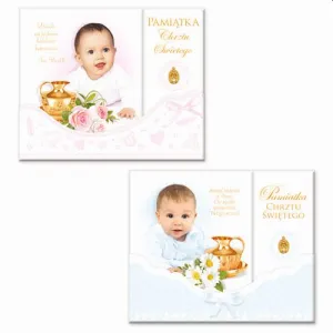 Książeczka pamiątkowa z komunii Chrzest Merigraf (9788365430137)