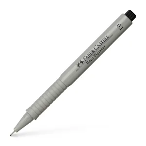 Cienkopis kreślarski Ecco Pigment wkład czarny 0,1mm 1kol. Faber Castell (FC166199)