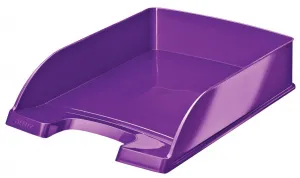 Szuflada na dokumenty Leitz Wow Plus - fioletowy 255mm x 70mm x 357mm (52263062)
