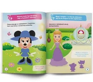 Książeczka edukacyjna Disney Maluch. Ubieranka. W co się ubrać? Ameet (MUB 9202)