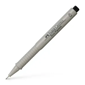 Cienkopis kreślarski Ecco Pigment wkład czarny 0,3mm 1kol. Faber Castell (FC166399)