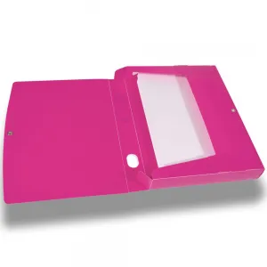 Teczka plastikowa na guzik Elba Art Pop S40 A4+ kolor: mix 240mm x 320mm (400060036)