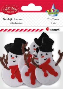 Naklejka (nalepka) Craft-Fun Series bałwanki Titanum (DIY-CH-MA-012)