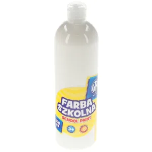 Farby plakatowe kolor: biała 500ml 1 kolor. Astra