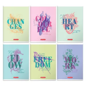 Zeszyt Nature Motivation 9553900 A5 60k. krata Herlitz (400198003)