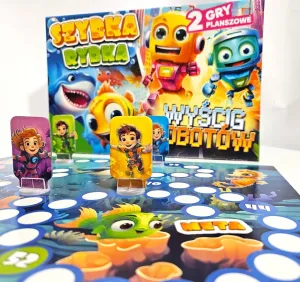 Gra planszowa gra planszowa Szybka Rybka / Wyścig Robotów Alexander