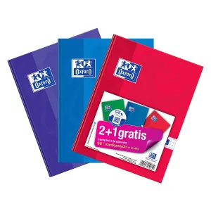Brulion Ocford A5 96 kartek twarda oprawa 2+1 gratis