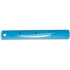 Linijka plastikowa Tetis elastyczna 20cm (BL020-RB)