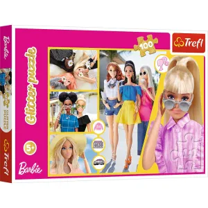 Puzzle Barbie Brokatowa Barbie 100 el. Trefl (457768)