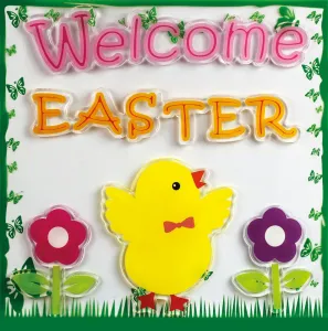 Naklejka (nalepka) Craft-Fun Series żelowe Wielkanoc Titanum (FHD-2)