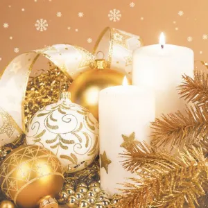 Serwetki Pol-mak gwiazdka - mix 330mm x 330mm (Sd GW)