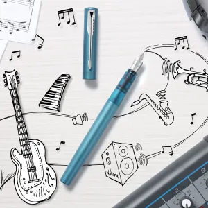 Ekskluzywne pióro tłoczkowe VECTOR XL Teal M Parker (2159746)