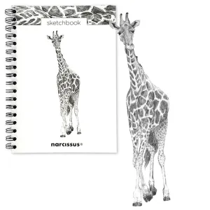 Blok artystyczny szkicownik żyrafa B5 120g 60k Narcissus