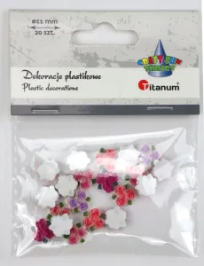 Ozdoba akrylowa Kwiatki Titanum Craft-Fun (25HH001)