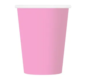 Kubek jednorazowy jednokolorowe j.różowe papier 270ml Godan (PF-KJJR)