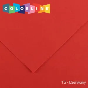 Brystol Canson Colorline 15 czerwony 150g 10k 500mm x 650mm (200041391)