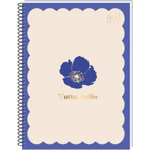 Kołozeszyt (kołonotatnik) TUTTO BELLO metalic A6 80k. 70g krata Interdruk