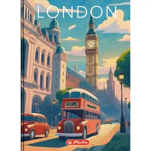 Brulion A6 Retro City 96k. 70g krata Herlitz (400196851)