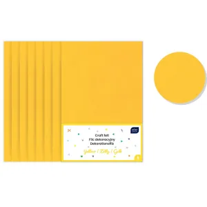 Filc kolor: żółty 8 ark. Interdruk (IFILDEKŻÓŁ)