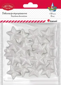 Ozdoba styropianowa Craft-Fun Series gwiazdki Titanum (23YX0326-2(WHITE))