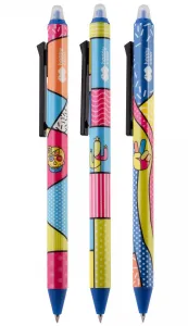 Długopis wymazywalny Pop wkład niebieski 0,5mm Happy Color (HA 4121 01PO-3)