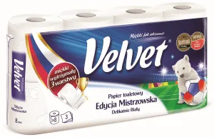 Papier toaletowy Velvet Delikatnie Biały XXL kolor: biały 8 szt
