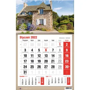 Kalendarz ścienny Avanti trójdzielne (5901769620582)