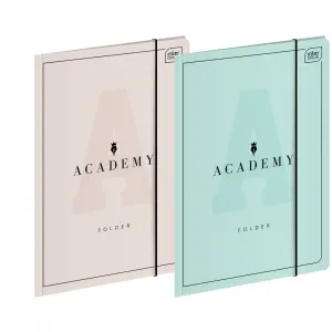 Teczka kartonowa na gumkę Interdruk ACADEMY A4+ kolor: mix (5902277299376)