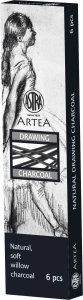 Węgiel rysunkowy Artea Artea 6 szt (323115003)