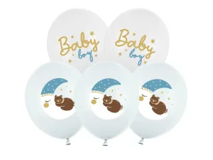 Balon gumowy Baby boy mix 300mm Partydeco (SB14P-338-000-6)