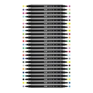 Flamaster bicolor 24 szt 48 kol. Milan (06121024)