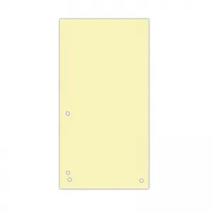 Przekładka czysta Donau 1/3 A4 żółta 190g 100k (8620100-11PL)
