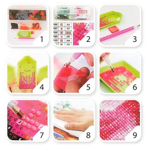 Zestaw kreatywny Diamentowa mozaika 30x40cm Sowa Flamingo Line (TMS24372)