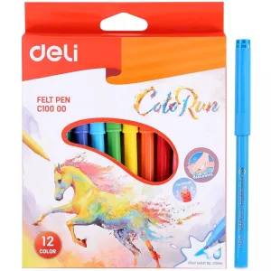 Flamaster COLORUN 12K 6921734962782 12 kol. Deli (EC10000)