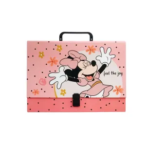 Teczka kartonowa na klips Beniamin z rączką Minnie Mouse A4 kolor: mix