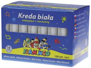 Kreda kolor: biała 100 szt Flamingo (58QW100)