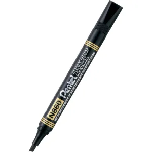 Marker permanentny wkład czarny 1,2-4,5mm ścięta końcówka Pentel (N860)