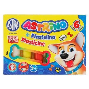 Plastelina Astrino 6 kol. mix (303221001)