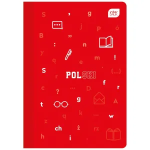 Zeszyt tematyczny A5 Język polski 60k. 70g linia Interdruk